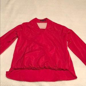 Hot pink blouse